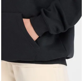 Linear Heritage Fleece Long Hoodie