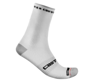 Chaussettes de Cyclisme pour Homme Castelli Rosso Corsa Pro 15 Sock