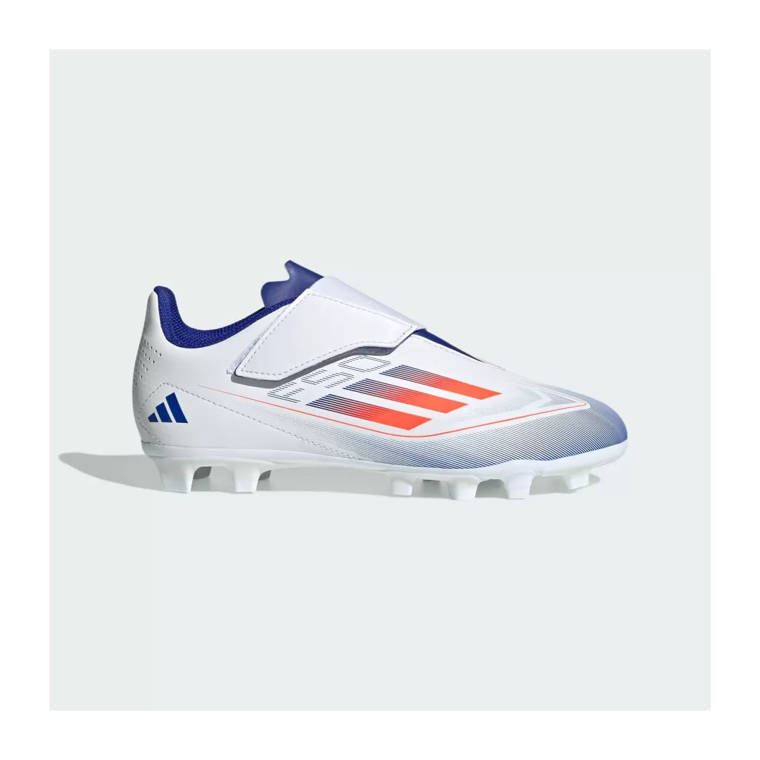Chaussures de Football F50 CLUB VEL FxG J FTWWHT/SOLRED/LUCBLU Chaussures de Football F50 CLUB VEL FxG J FTWWHT/SOLRED/LUCBLU
