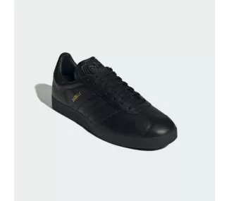 Chaussures Adidas Gazelle Noires avec Détails Dorés Chaussures Adidas Gazelle Noires avec Détails Dorés