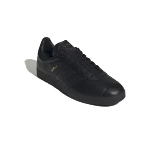 Chaussures Adidas Gazelle Noires avec Détails Dorés Chaussures Adidas Gazelle Noires avec Détails Dorés
