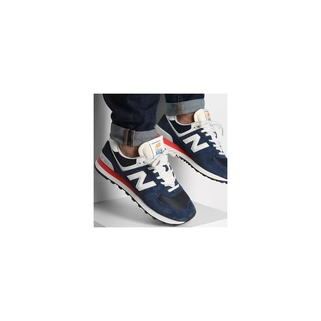 New Balance 574 – Bleu/Rouge New Balance 574 – Bleu/Rouge