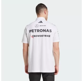 Polo pour femmes MER TM - Blanc Mélange/Noir