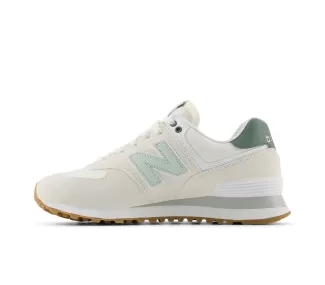 New Balance 574 - Blanc cassé & vert sapin