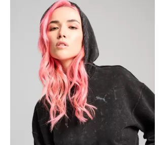 DARE TO MIDNIGHT MOTION Washed Cropped H - Style Urbain