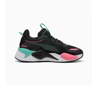 PUMA RS-X Reinvention en Noir-Aquatic | Chaussures de Sport Iconiques PUMA RS-X Reinvention en Noir-Aquatic | Chaussures de Sport Iconiques