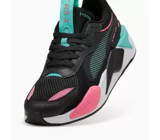 PUMA RS-X Reinvention en Noir-Aquatic | Chaussures de Sport Iconiques PUMA RS-X Reinvention en Noir-Aquatic | Chaussures de Sport Iconiques