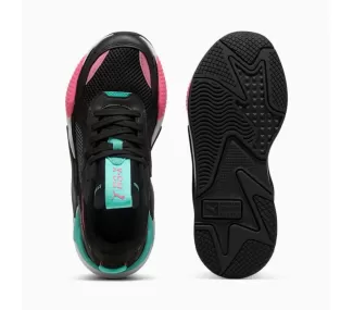 PUMA RS-X Reinvention en Noir-Aquatic | Chaussures de Sport Iconiques PUMA RS-X Reinvention en Noir-Aquatic | Chaussures de Sport Iconiques