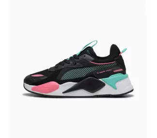 PUMA RS-X Reinvention en Noir-Aquatic | Chaussures de Sport Iconiques PUMA RS-X Reinvention en Noir-Aquatic | Chaussures de Sport Iconiques