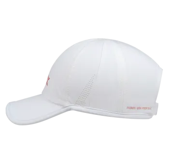 Casquette Nox Blanche avec Logo Rouge - Accessoire de Mode