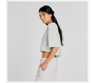 Athletics Flower Oversized Cropped T-Shirt