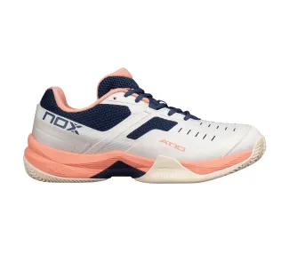 Chaussures de Padel NOX AT10 Pro Gardénia Titane - Confort et Performance Optimale