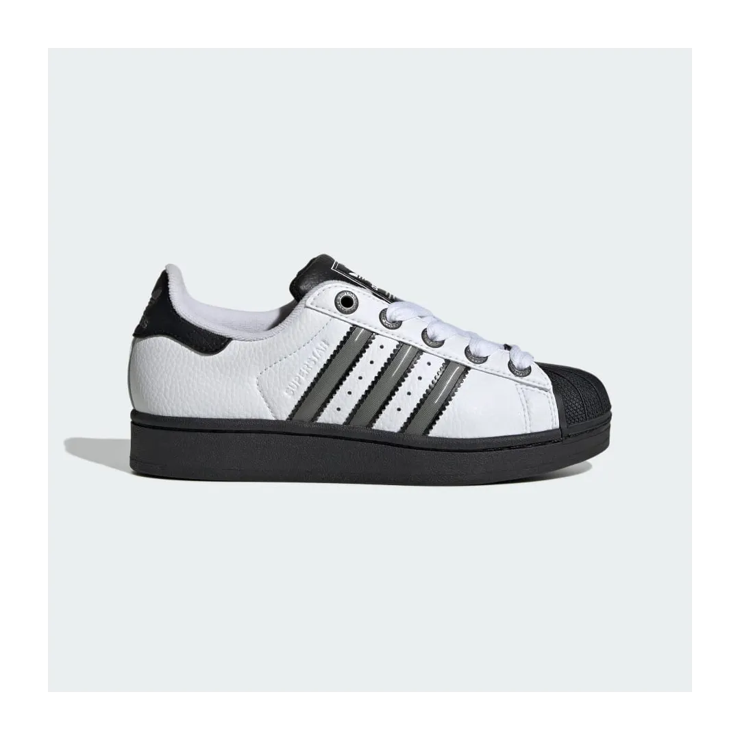 SUPERSTAR II J      FTWWHTMSILVECBLACK ORG
