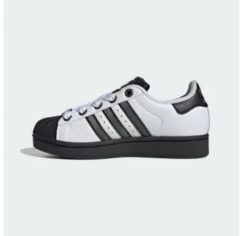 SUPERSTAR II J      FTWWHTMSILVECBLACK ORG
