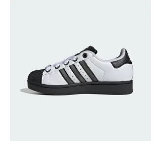SUPERSTAR II J      FTWWHTMSILVECBLACK ORG