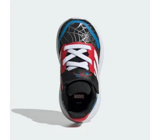 RUNFALCON SPIDER-MA CBLACKFTWWHTPURRUB