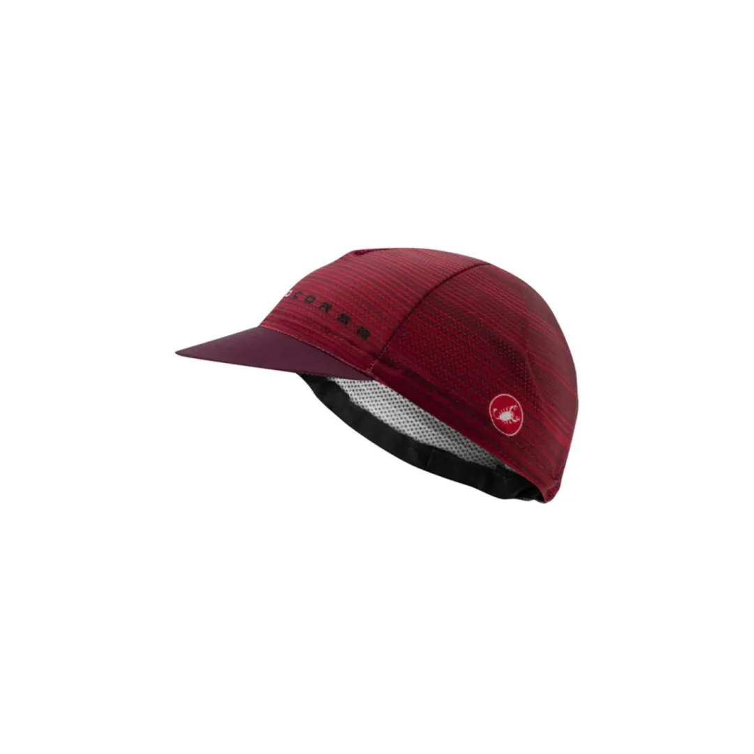 Casquettes Castelli Rosso Corsa - Casquette Cycliste Respirante