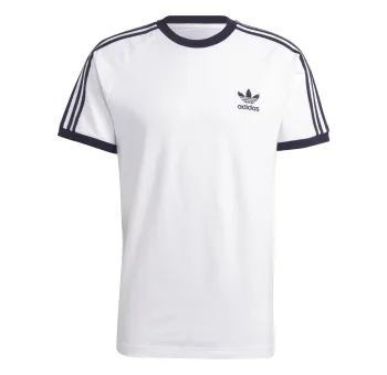 T-shirt 3 bandes Blanc – Classique Adidas