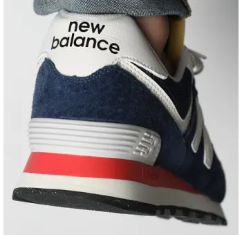New Balance 574 – Bleu/Rouge
