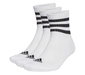 Chaussettes Mi-Mollet Adidas 3-Stripes – Lot de 3 Paires