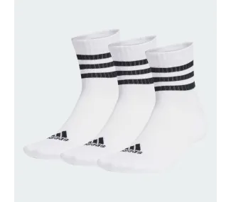 Chaussettes Mi-Mollet Adidas 3-Stripes – Lot de 3 Paires