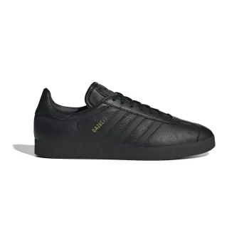Chaussures Adidas Gazelle Noires avec Détails Dorés