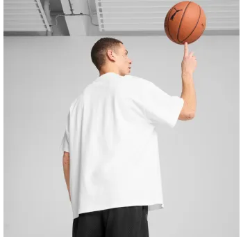PUMA White Hoop Dreamz Oversize | Mode Streetwear