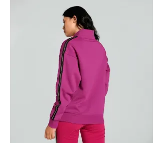ESS TAPE MINIMAL GOLD Half-Zip Mock Neck