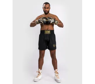 Venum CLASSIC Boxing Shorts - Black/Gold | Boxe Professionnelle