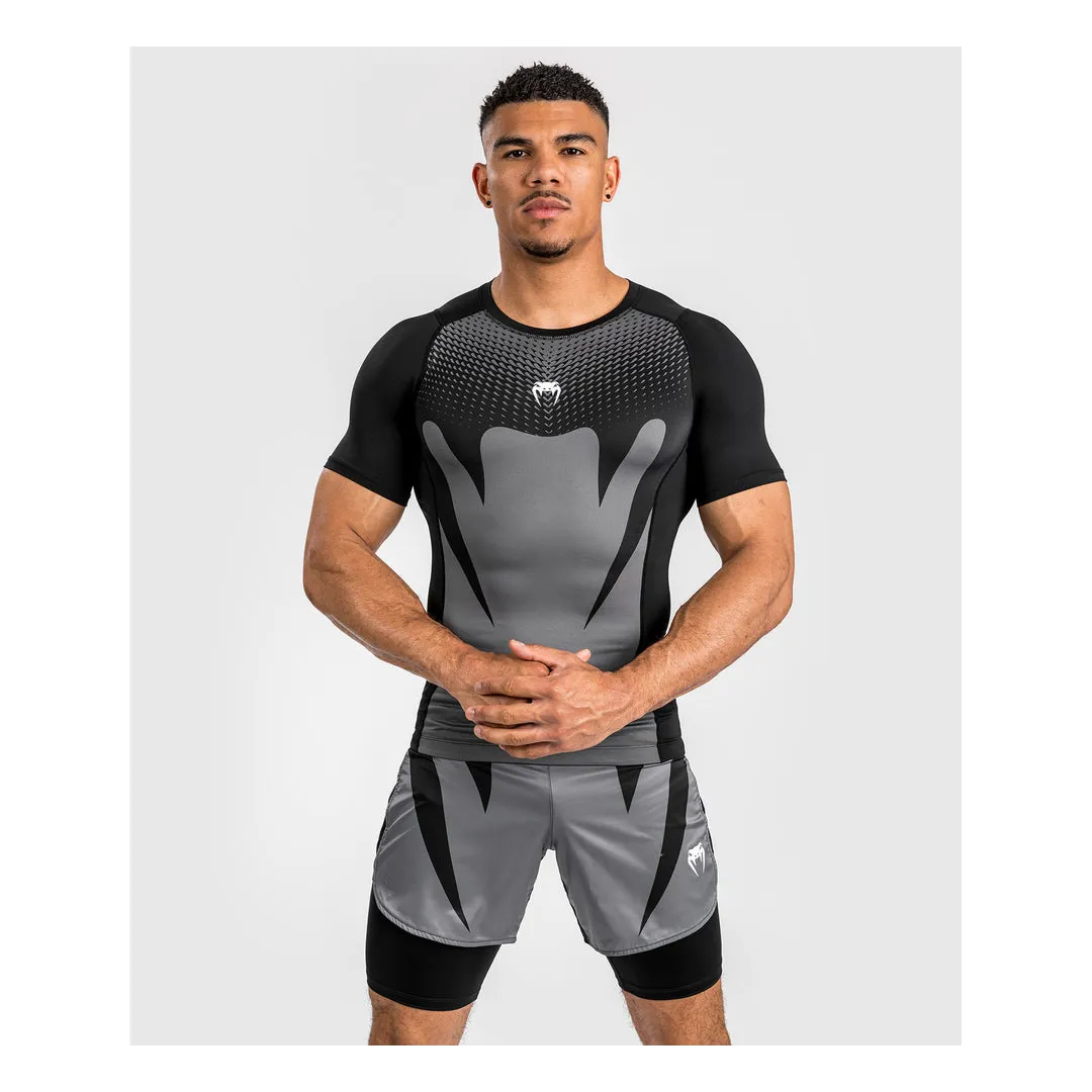 Venum ATTACK Black Rashguards - Ultimate Fighting Gear Venum ATTACK Black Rashguards - Ultimate Fighting Gear