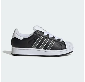 SUPERSTAR II J      CBLACKMSILVEFTWWHT ORG