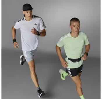 T-shirt Adidas Own the Run 3 Bandes - Confort et Performance